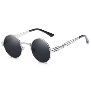 Classic Round Steampunk Sunglasses Men