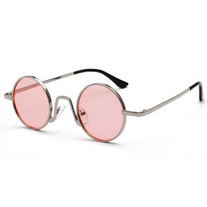 Vintage Round Sunglasses Brand Design Unisex