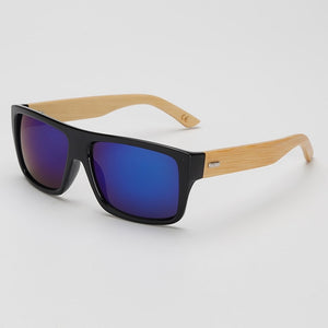 Brand Design Bamboo Sunglasses Men