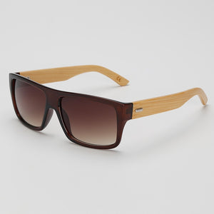 Brand Design Bamboo Sunglasses Men