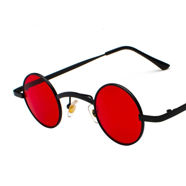 New Brand Designer Classic Small Round Sunglasses Men