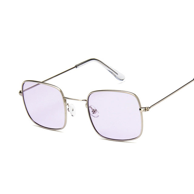 Vintage Small Square Sunglasses Women Retro